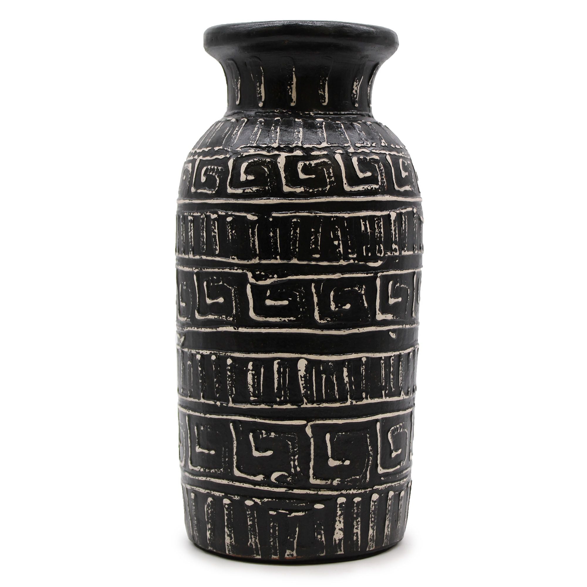 Greek Straight Vase - Chocolate-0