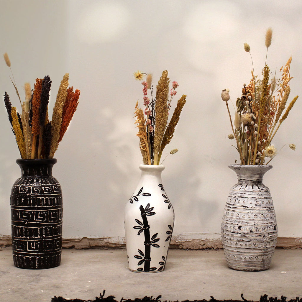Greek Straight Vase - Chocolate-3