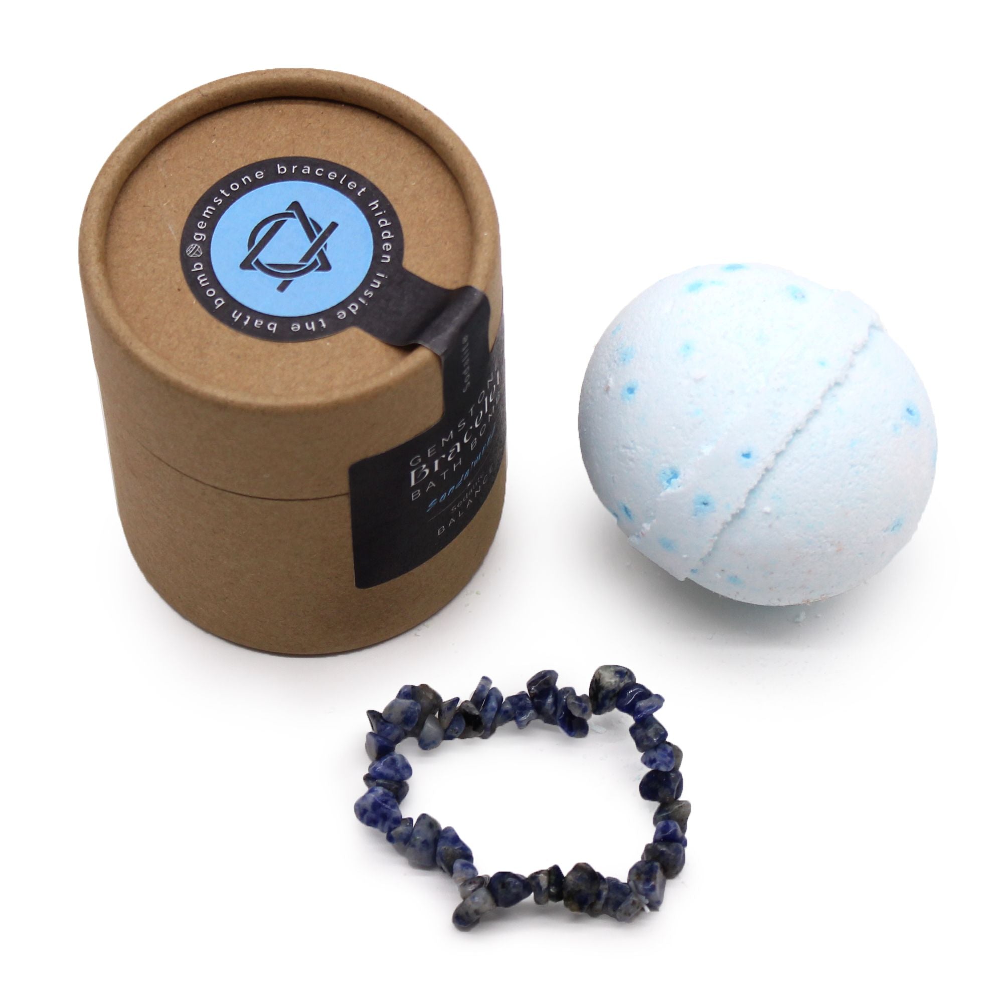 Sodalite Gem Bracelet Bath Bomb-0