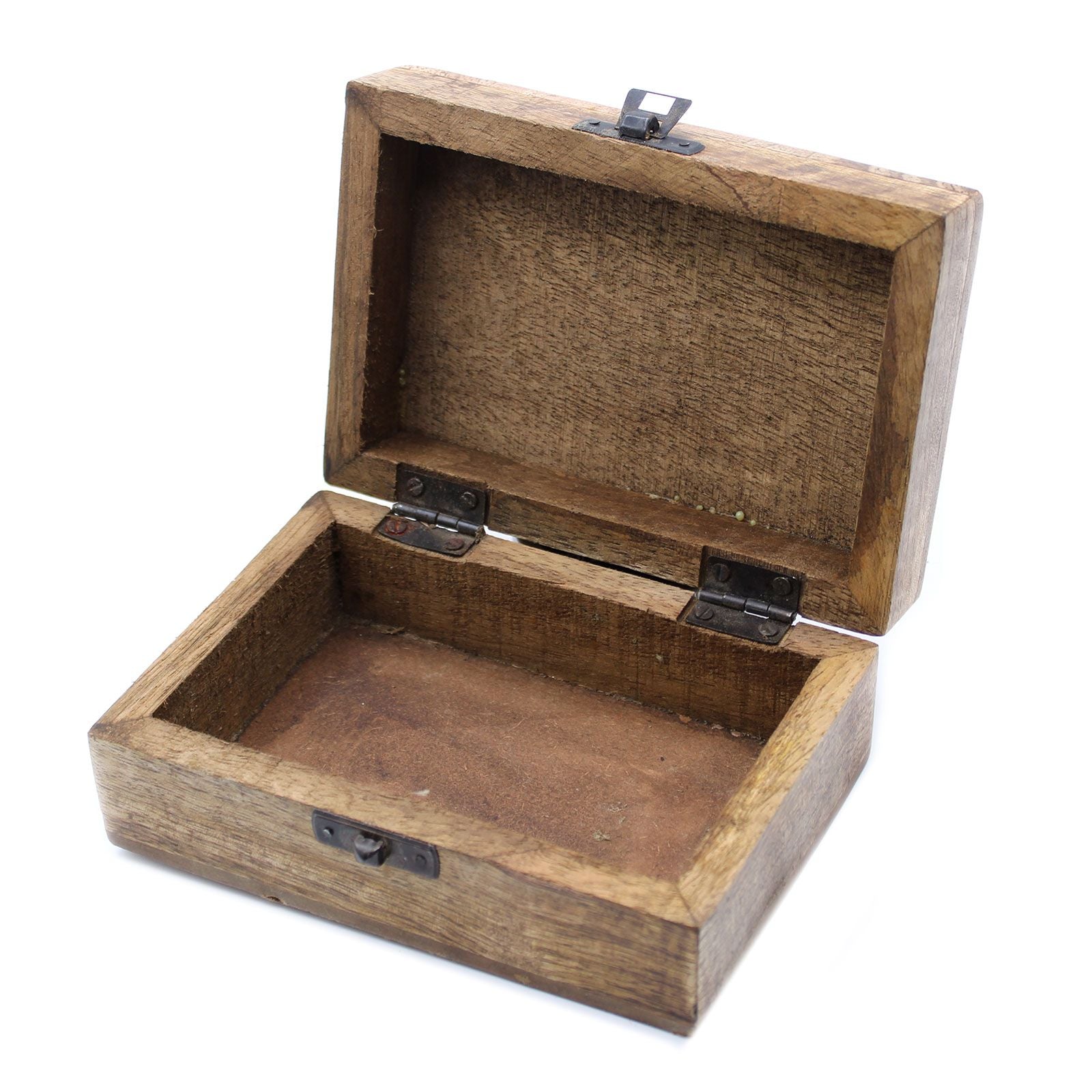 White Washed Wooden Box - 6X4 Slavic Design-4