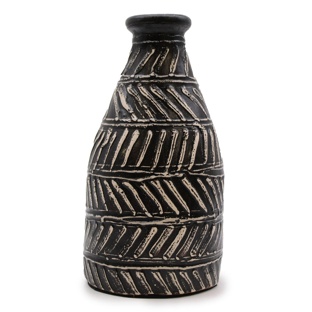 Greek Taper Vase - Chocolate-0