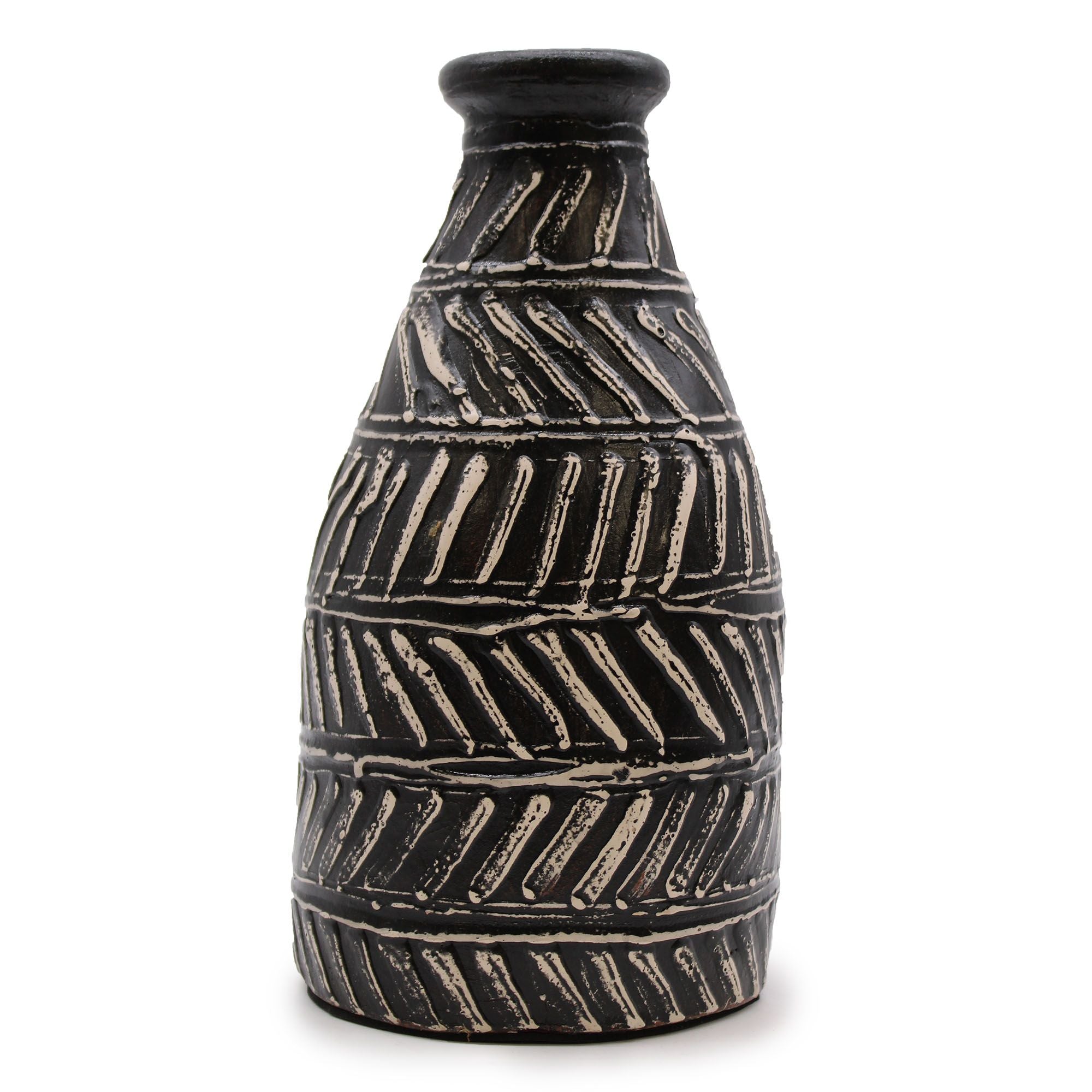 Greek Taper Vase - Chocolate-0