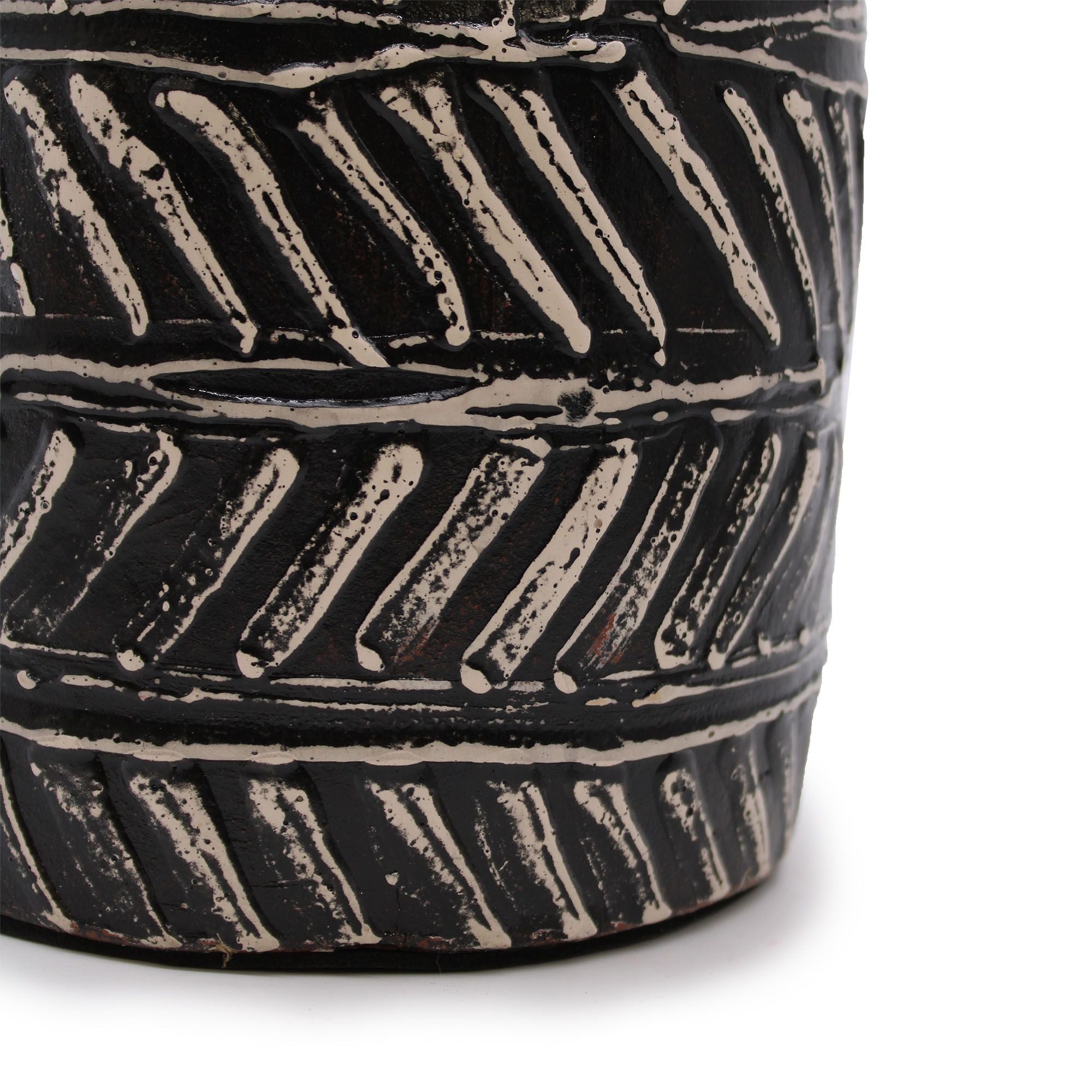 Greek Taper Vase - Chocolate-3