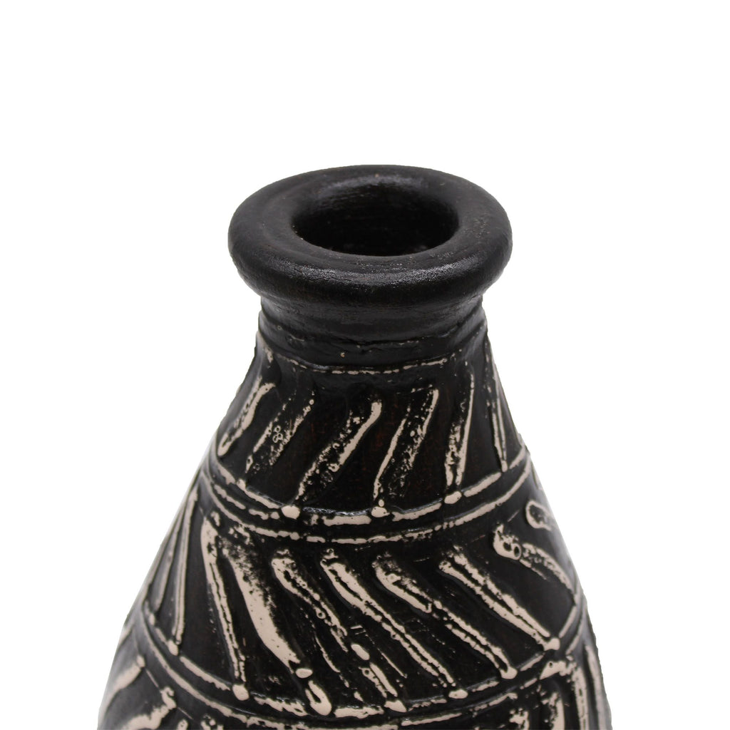 Greek Taper Vase - Chocolate-4