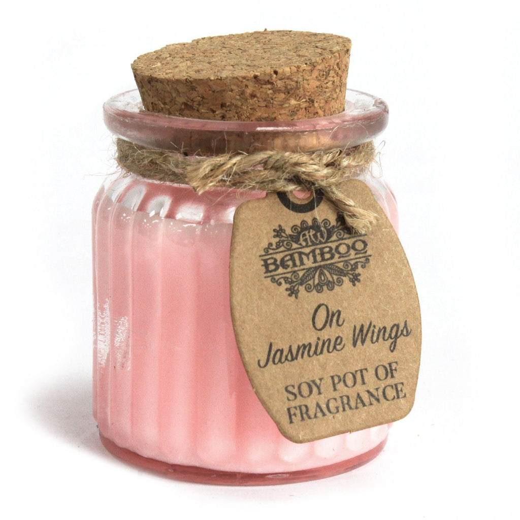 On Jasmine Wings Soy Pot of Fragrance Candles-0