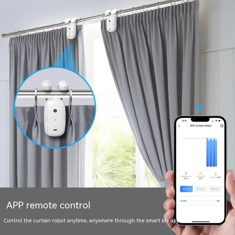 NovaDrape Bot — WiFi Smart Electric Curtain Robot