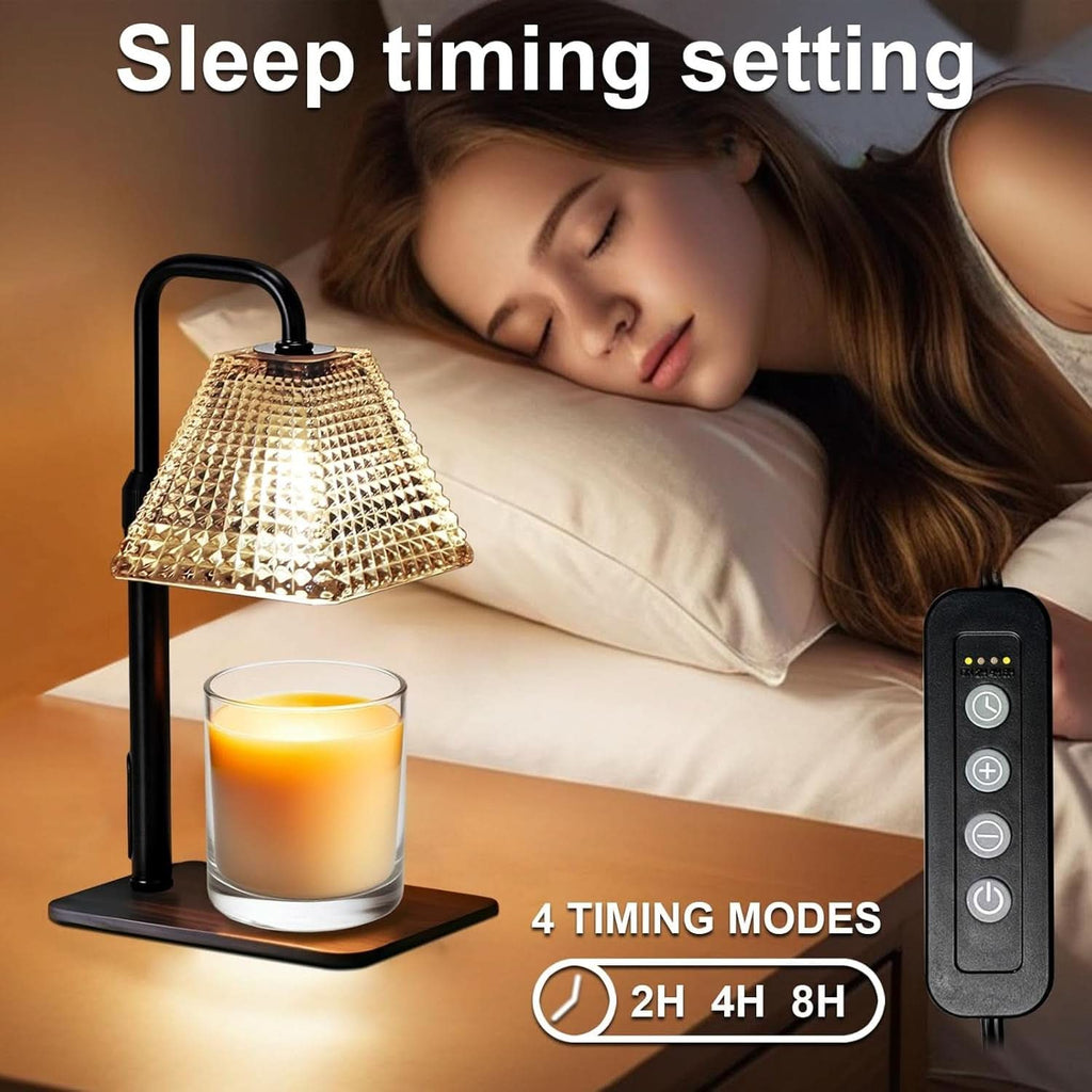 Candle Warmer Lamp Black With Programmable Dimming-1