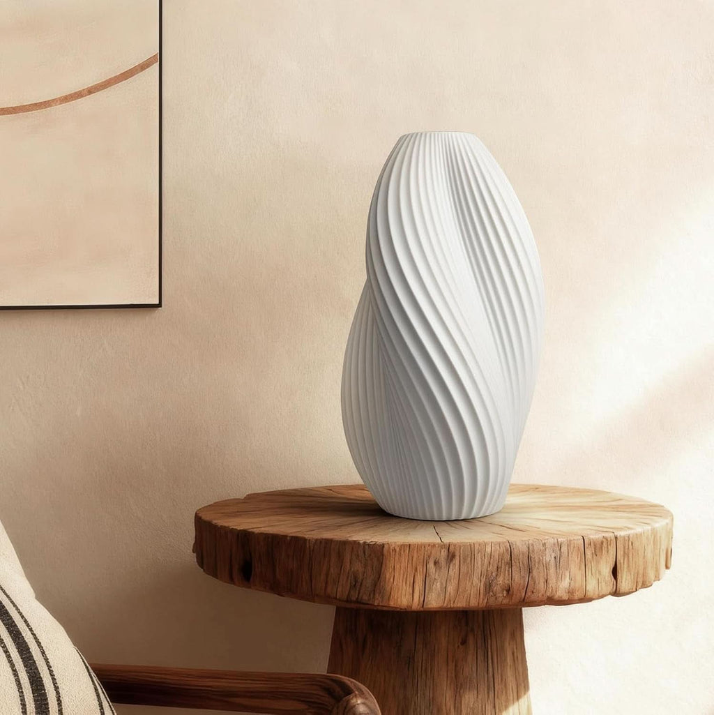 11.9 Inches Translucent Ceramic Table Lamp Dimmable-1