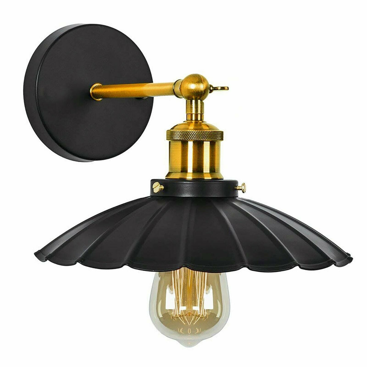 Black Wall Lights Modern Wall Lamp with Shade ~2117-3