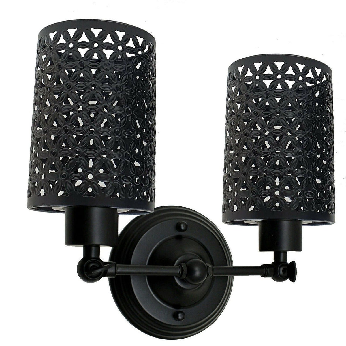 Modern Retro Black Vintage Industrial Wall Mounted Lights Rustic Wall Sconce Lamps Fixture~2283-1