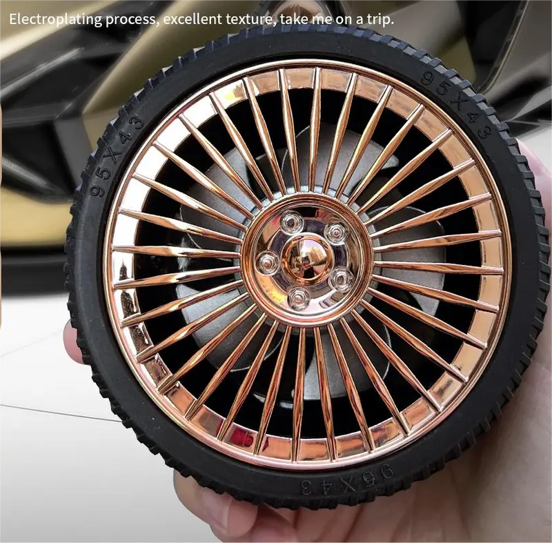 Portable USB Charging Tire Fan for Office and Travel