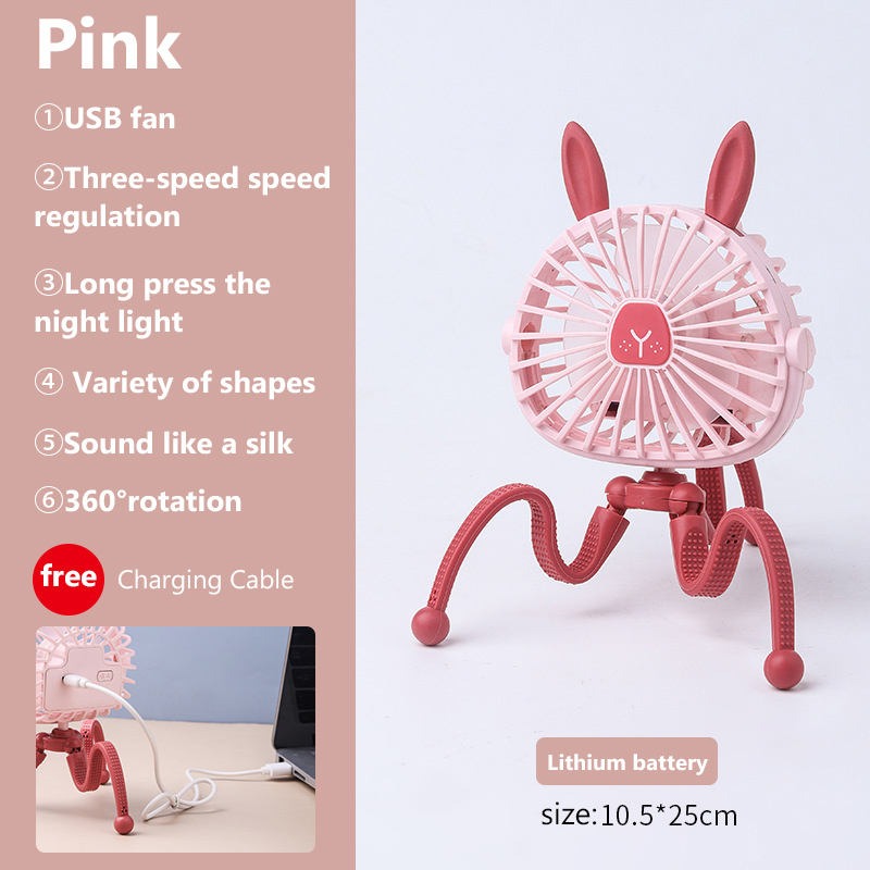 PramBreeze — Mini USB Stroller Fan