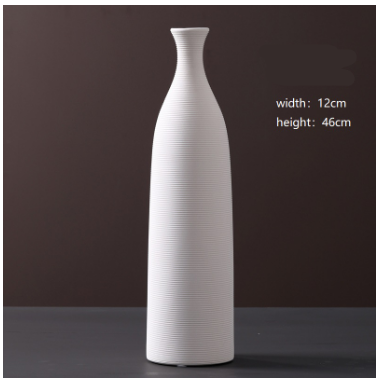 TerraWhiteMinimal — Decorative Vase