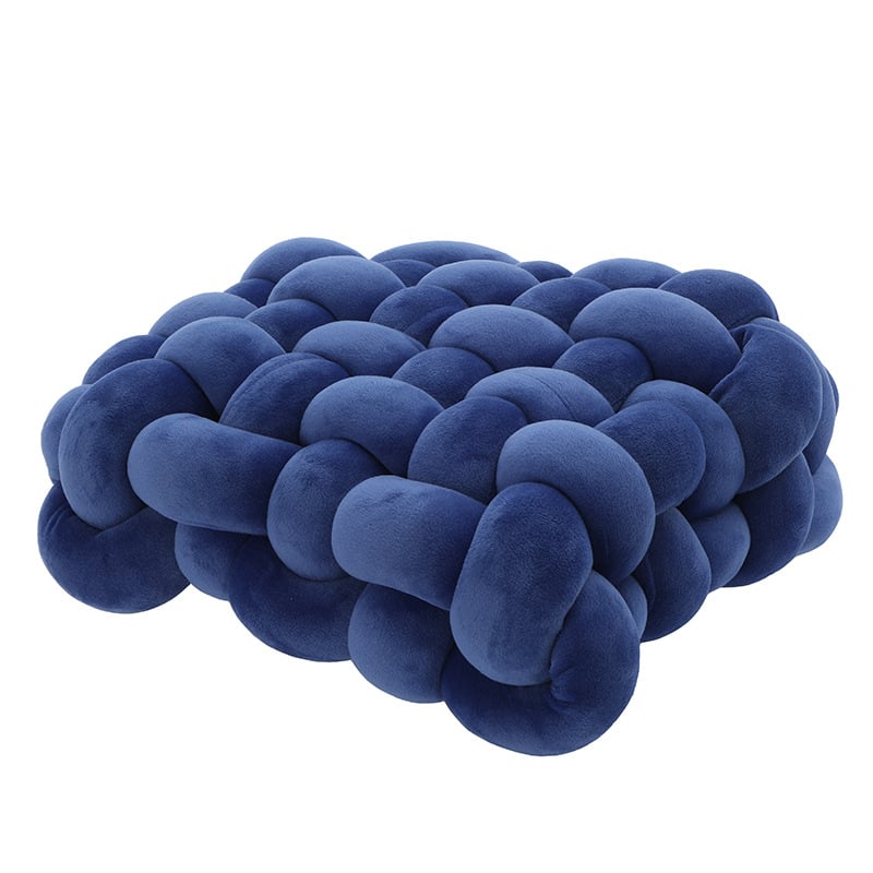 NovaPlush — Woven Square Plush Cushion Cover