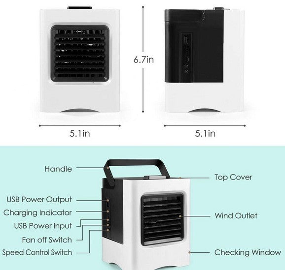 NovaBreeze Mini — Portable Air Conditioning Fan