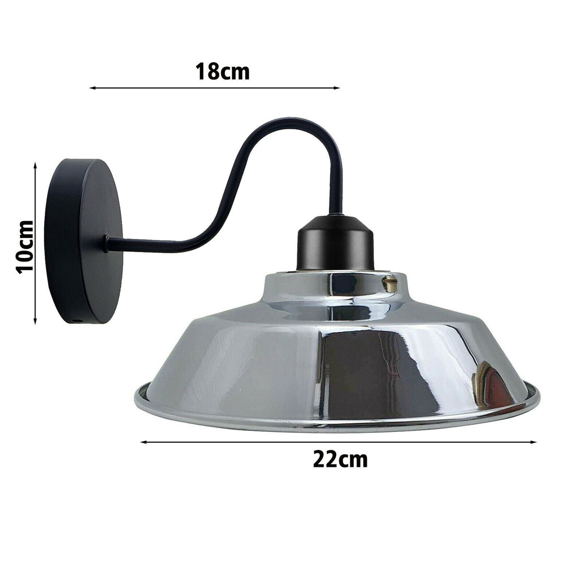 Industrial Gooseneck Indoor Wall Sconce Light ~1186-1