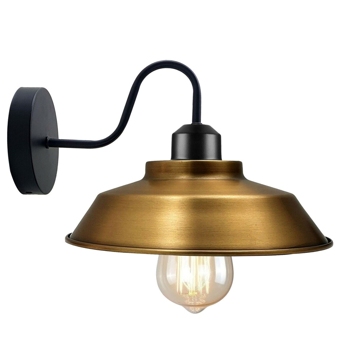 Industrial Gooseneck Indoor Wall Sconce Light ~1186-7