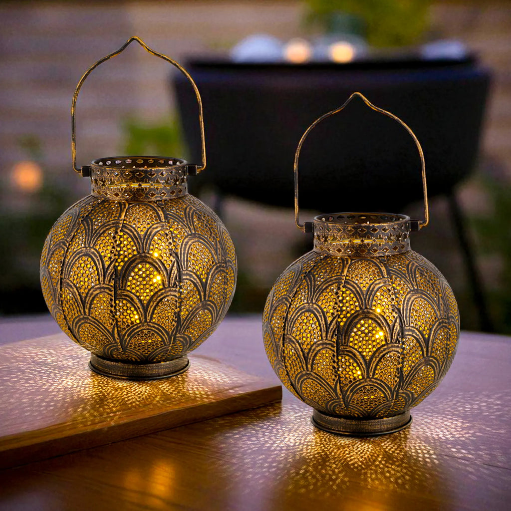 7'' High Battery Powered Cordless Lamp with LED Fairy Lights-2