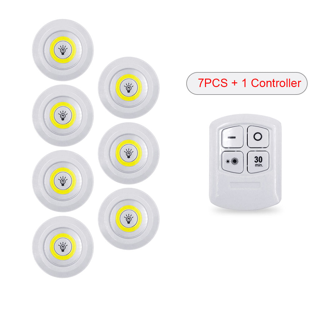 Wireless Remote Control COB Touch Lamp with Warm Light