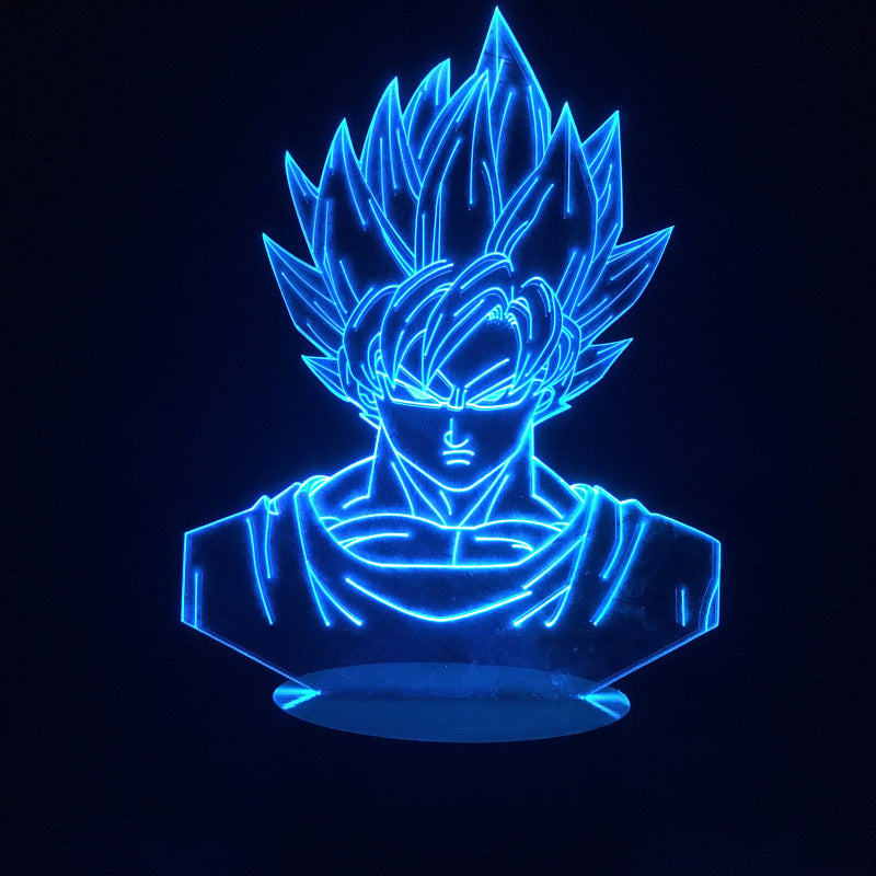 3D Illusion LED Lamp with Sun Wukong Design