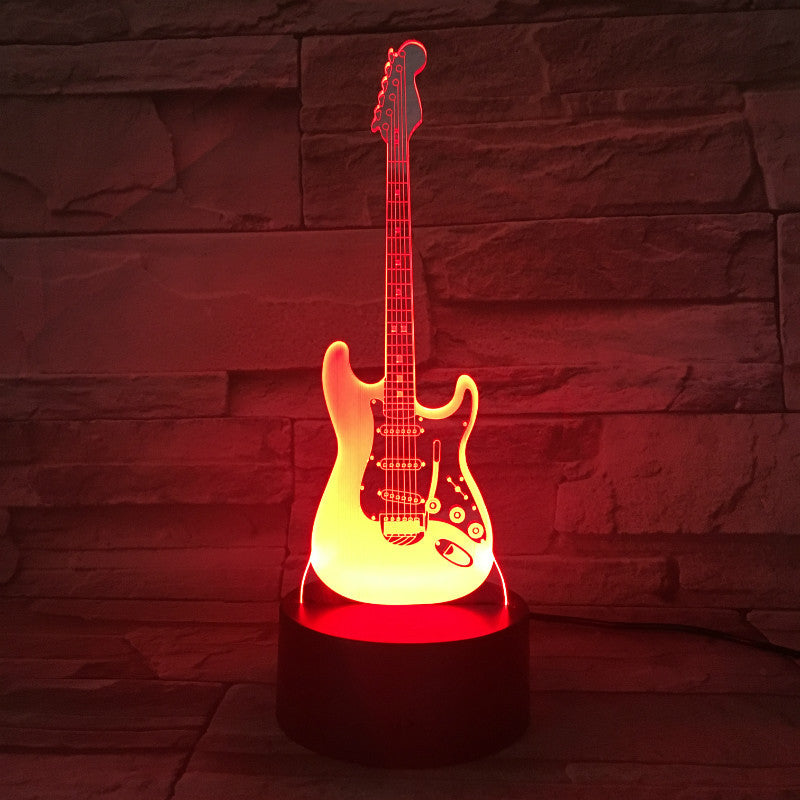 BassGlow — 3D Bass Guitar LED Night Light