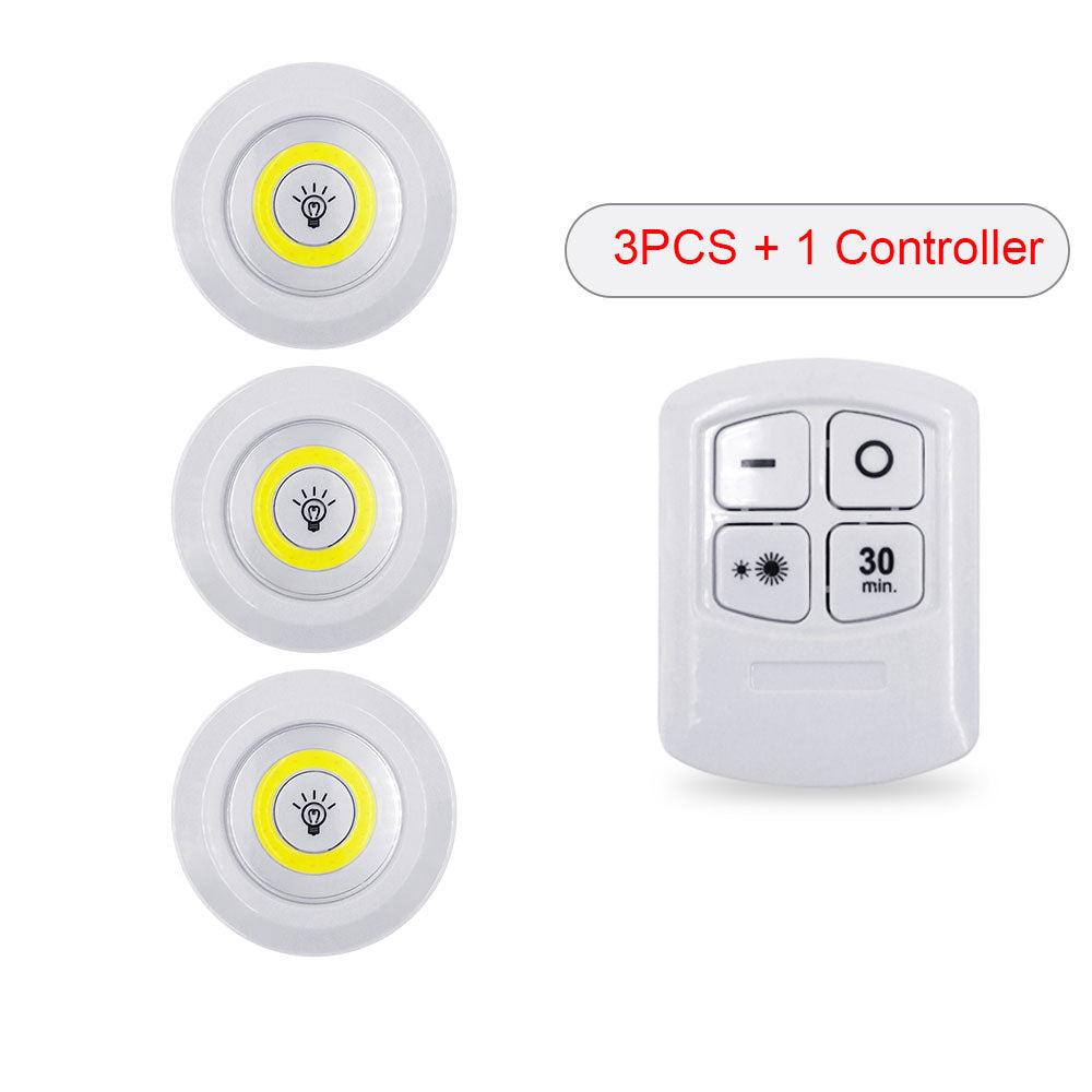 Wireless Remote Control COB Touch Lamp with Warm Light