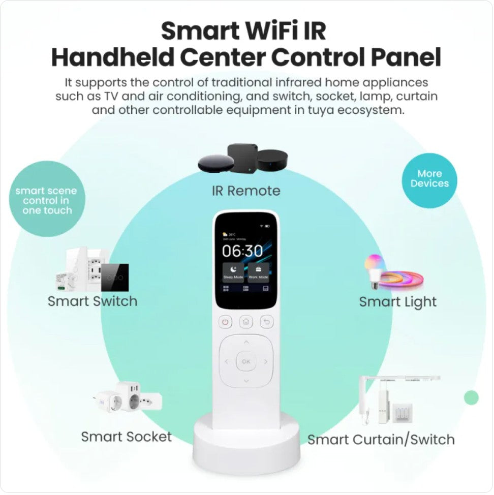 CommandDock — Smart Home Remote with Charging Dock