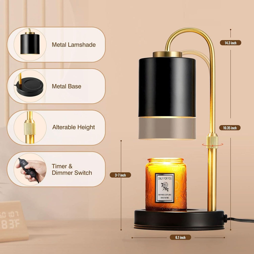 Candle Warmer Lamp With Programmable Timer Dimming-1