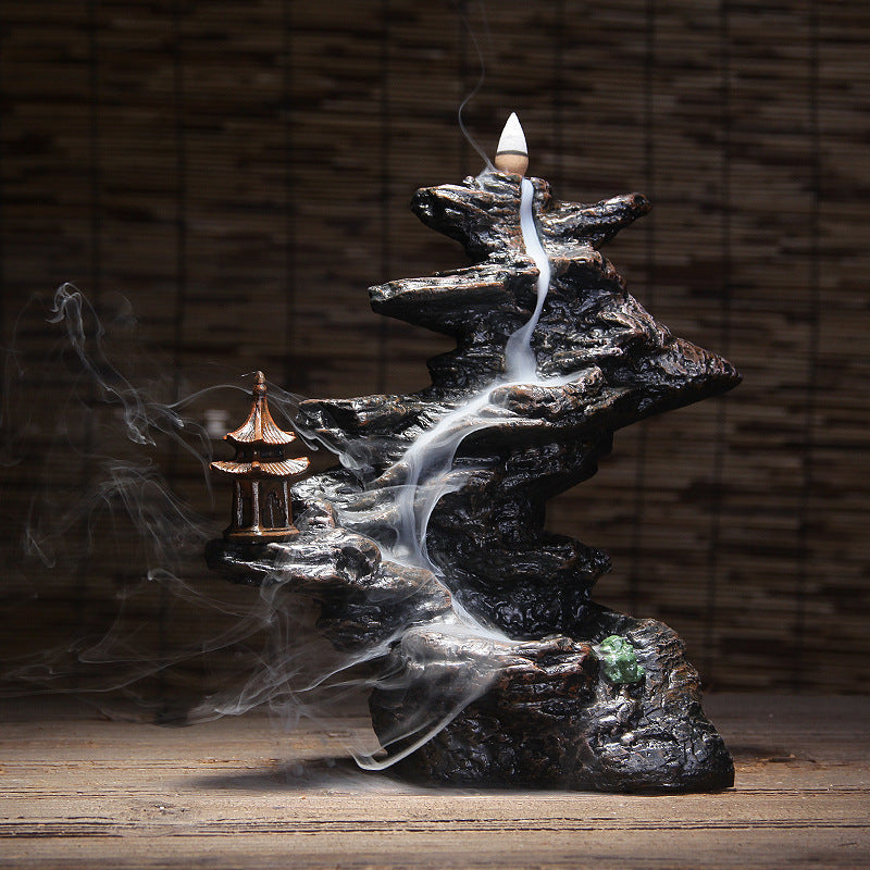 NovaZen Stream — Mountain Resin Incense Burner