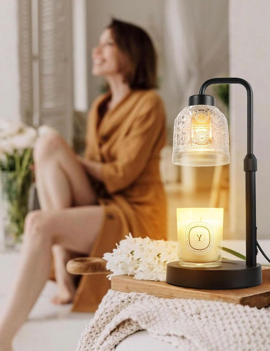 Candle Warmer Lamp Featuring Timer And Dimmability-1
