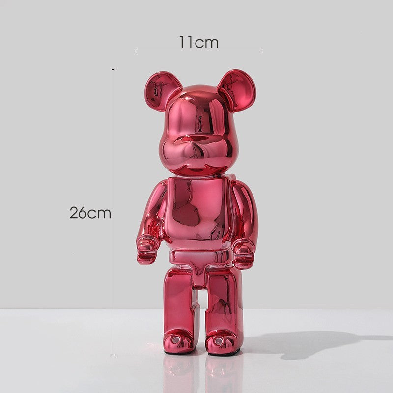 Luxury Electroplated Balloon Bear Decor for Home