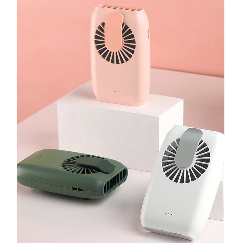 NeckBreeze Mini — Silent USB Rechargeable Neck Fan