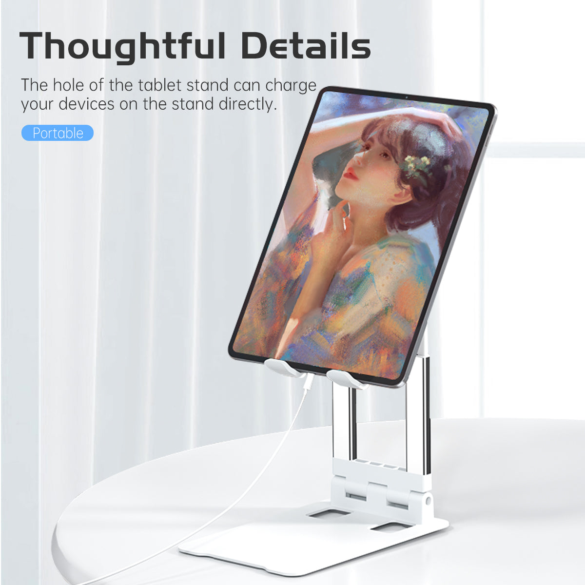Tablet Stand for iPad Pro, Huawei, Samsung, Xiaomi
