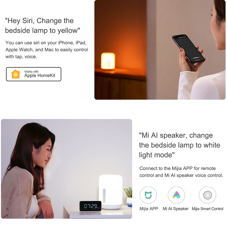 Xiaomi Mijia Bedside Lamp 2 with Voice Control