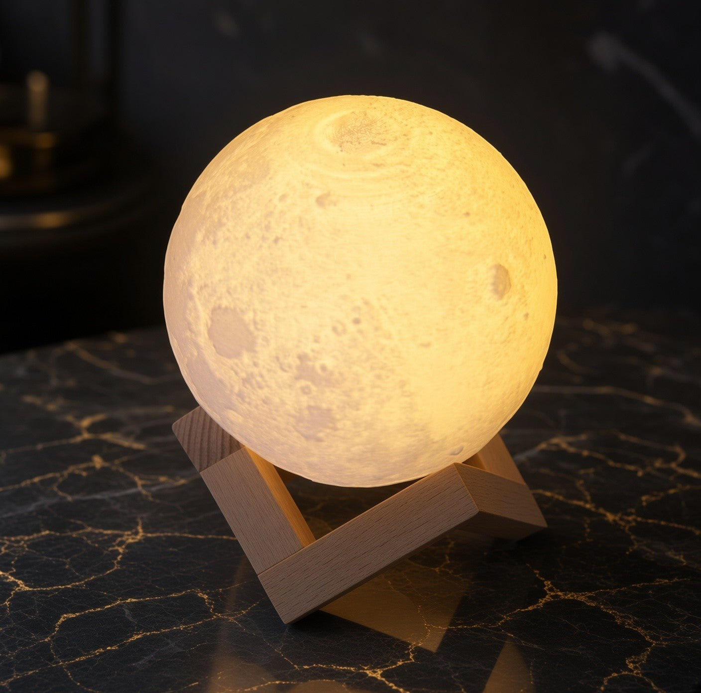 LunaOrb — 3D Moon Touch Lamp