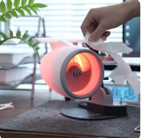 TurboDesk — Jet Engine Desk Fan