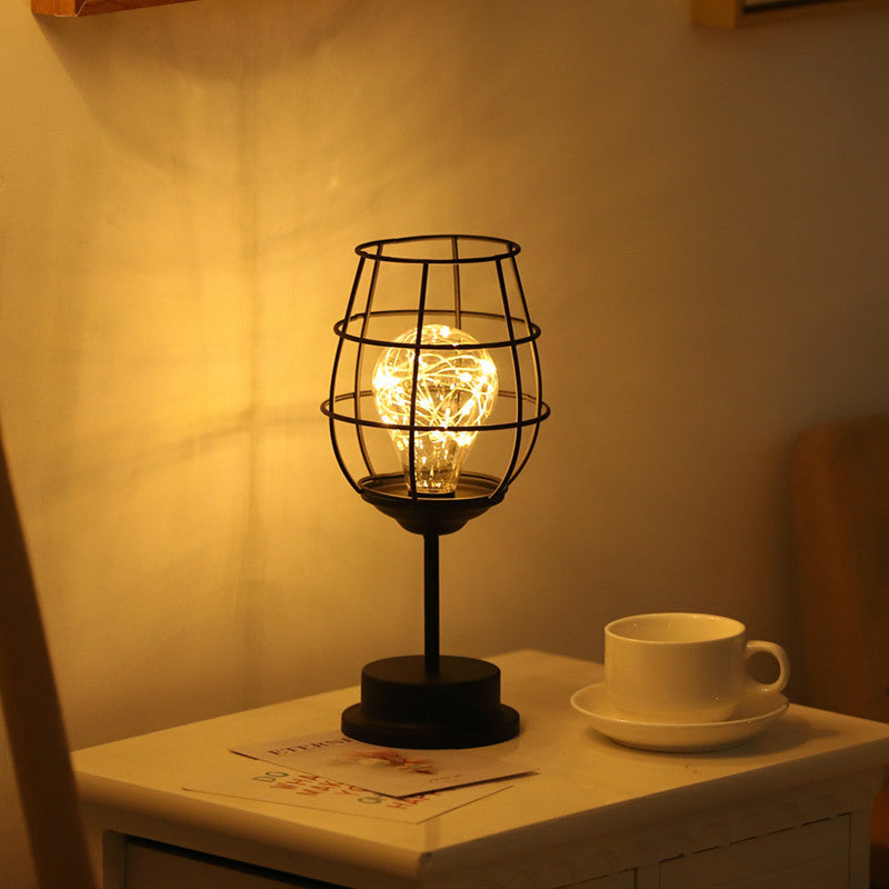 NovaWine — Iron Art Wine Glass LED Night Light