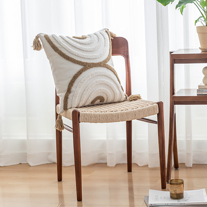 NovaBoheme — Tufted Bohemian Cushion Cover