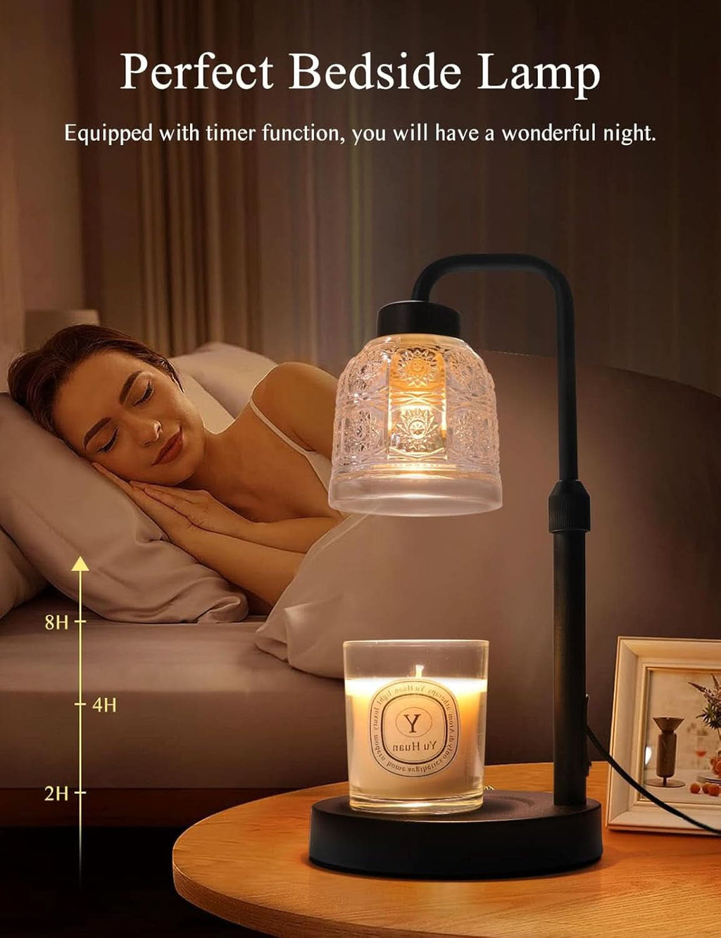Candle Warmer Lamp Featuring Timer And Dimmability-2