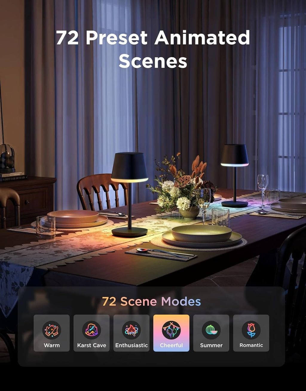 Rechargeable Cordless Table Lamp for Small Bedroom-4