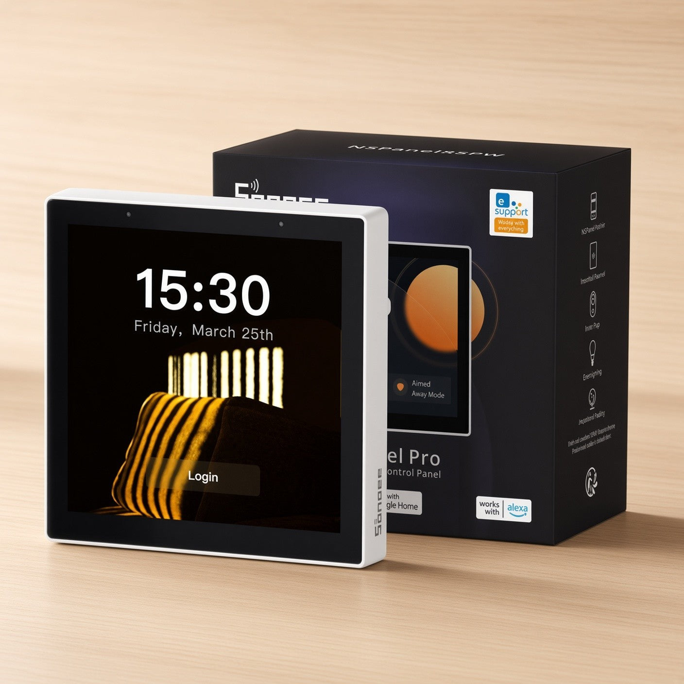 NovaPanel — Zigbee 3.0 Smart Home Control Panel