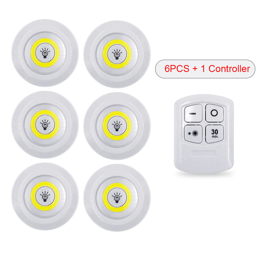 Wireless Remote Control COB Touch Lamp with Warm Light