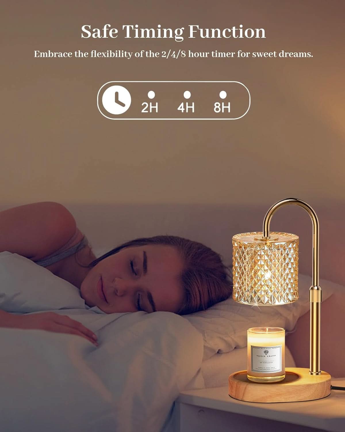 Candle Warmer Lamp Dimmer Featuring Adjustable Height-2