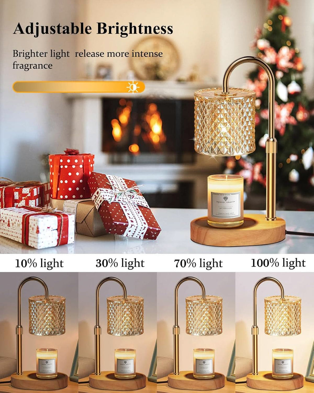 Candle Warmer Lamp Dimmer Featuring Adjustable Height-1
