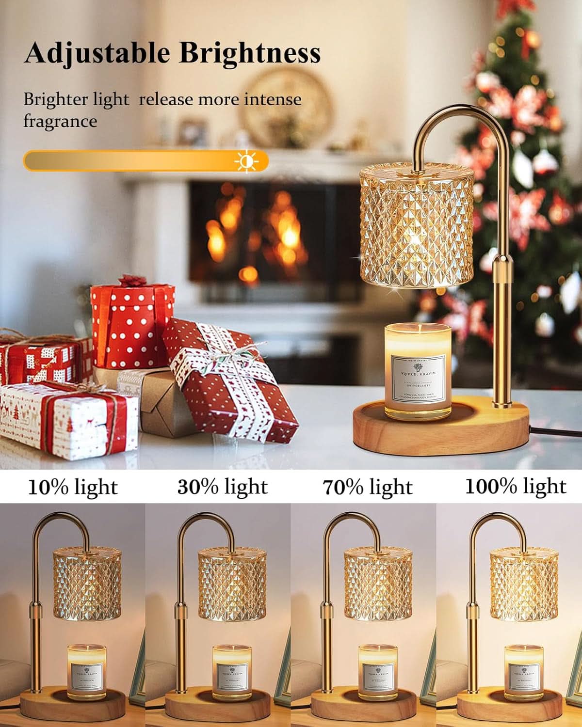 Candle Warmer Lamp Dimmer Featuring Adjustable Height-1