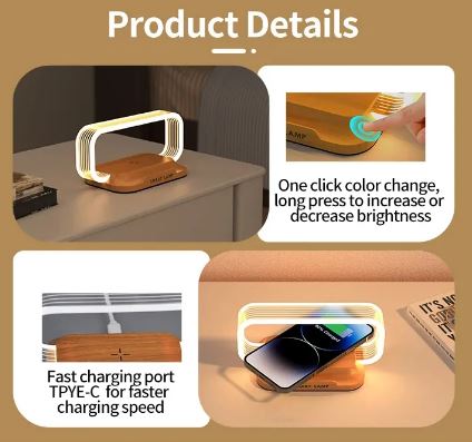 ArcCharge — Wireless Charger Desk Lamp