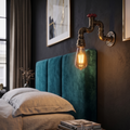 Industrial Water Pipe Wall Light Retro Steampunk E27 Sconce~2173-0