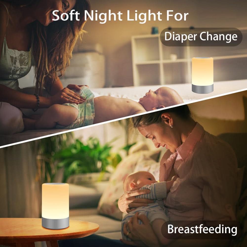 Nursery Night Light USB Rechargeable Illuminating Lamp-2