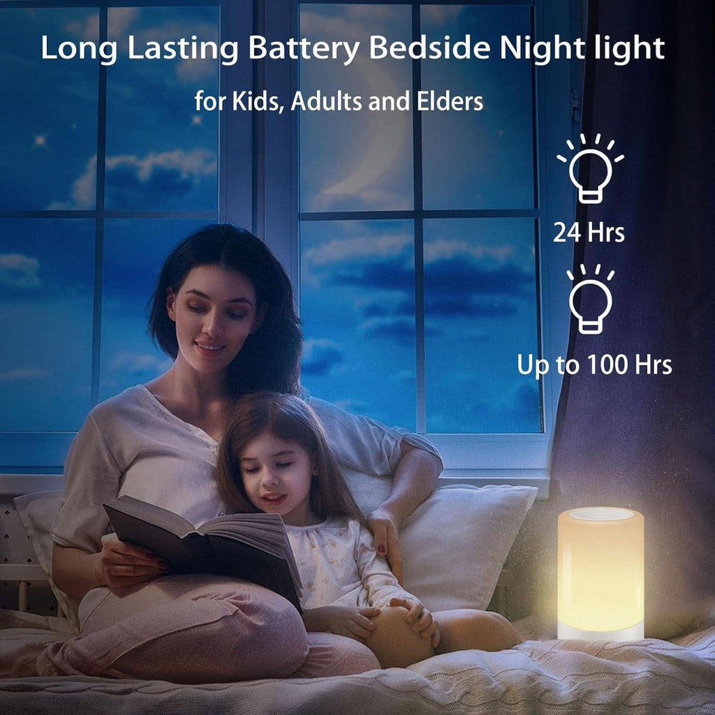 Nursery Night Light USB Rechargeable Illuminating Lamp-3