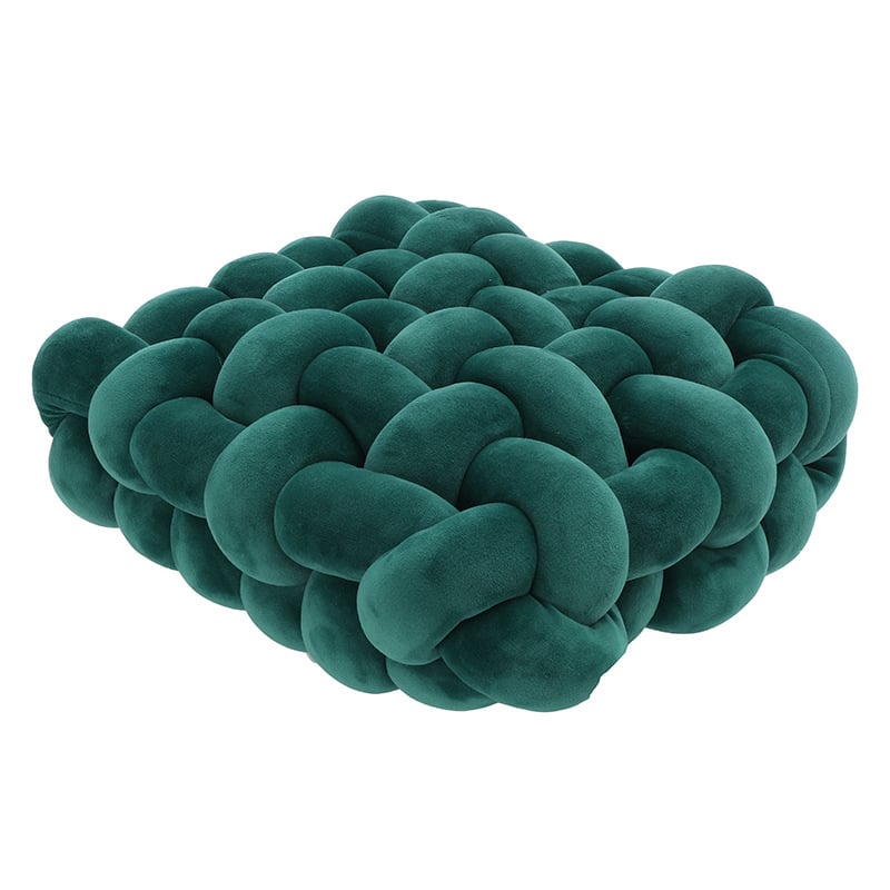 Woven Square Plush Cushion for Creative Home Decor